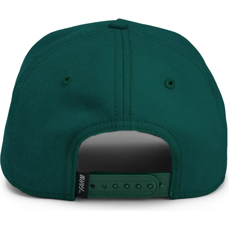 kapa-zaobljena-zelena-snapback-goat-greatest-field-100-the-farm-goorin-bros