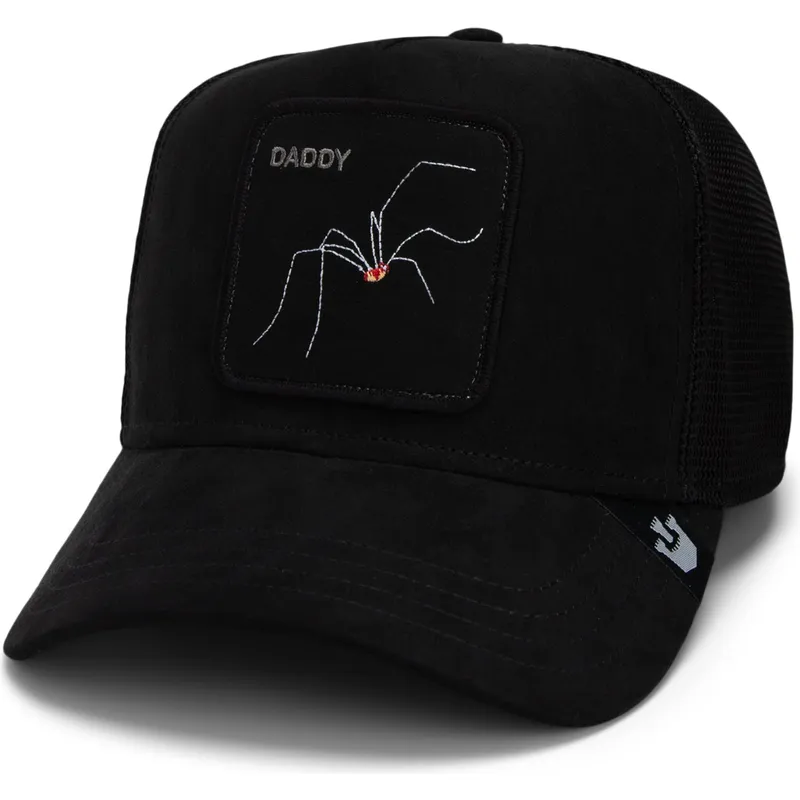 kapa-zaobljena-crna-snapback-daddy-the-suede-spider-global-core-micro-suede-the-farm-goorin-bros kapa-zaobljena-crna-snapback-daddy-the-suede-spider-global-core-micro-suede-the-farm-goorin-bros