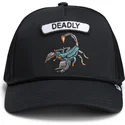cap-zaobljena-black-snapback-the-farm-de-goorin-bros