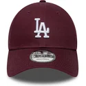 kapa-zaobljena-crvena-podesiv-9forty-colour-pack-los-angeles-dodgers-mlb-new-era