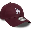 kapa-zaobljena-crvena-podesiv-9forty-colour-pack-los-angeles-dodgers-mlb-new-era