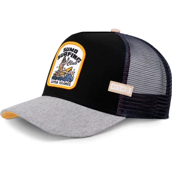 Kapa zaobljena crna snapback Sumo Surfing Samoa Islands HFT Coastal