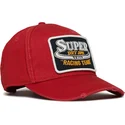 cap-zaobljena-red-adjustable-strap-superdry