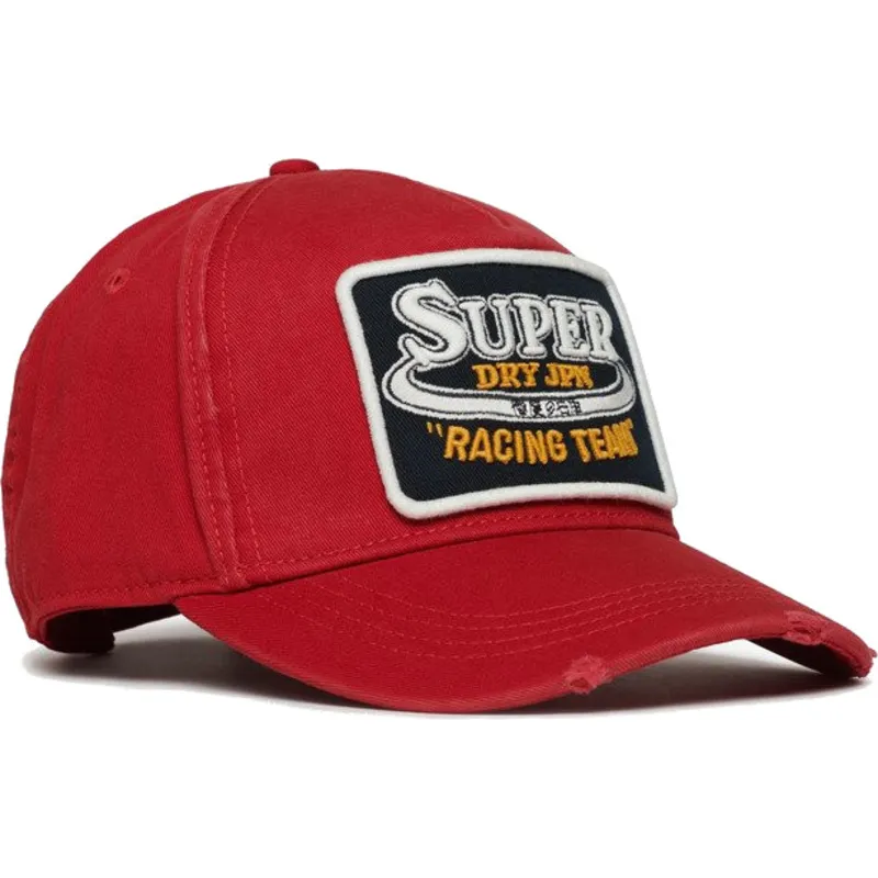 cap-zaobljena-red-adjustable-strap-superdry cap-zaobljena-red-adjustable-strap-superdry
