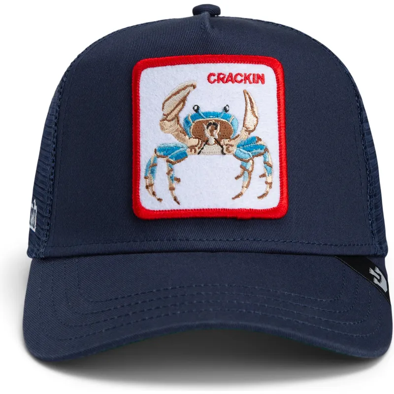 kapa-zaobljena-mornarsko-plava-snapback-goorin-bros-crackin-team-crab-original-recipe-team-pride-the-farm-navy-blue-hat-the-farm