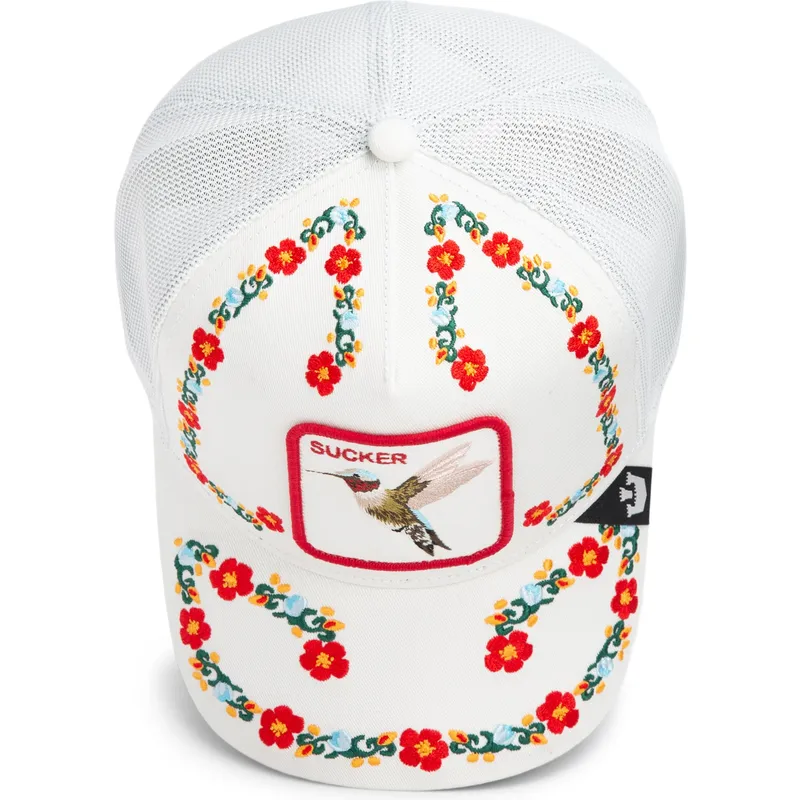 kape-zaobljena-bijela-snapback-goorin-bros-hummingbird-sucker-necessary-nectar-flora-fauna-the-farm-white-hat-the-farm-de-goorin