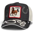kapa-zaobljena-mornarsko-plava-snapback-goorin-bros-power-full-throttle-horse-play-the-farm-navy-blue-hat-the-farm-goorin-bros