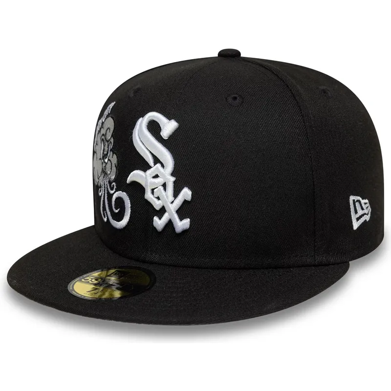 kapa-ravna-crna-prilagodena-59fifty-food-icon-windy-city-chicago-white-sox-mlb-new-era
