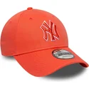 kapa-zaobljena-narancasta-podesiv-9forty-team-outline-new-york-yankees-mlb-new-era