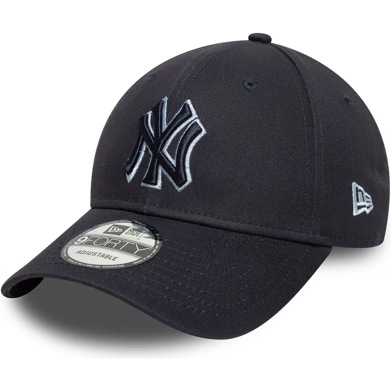 kapa-zaobljena-mornarsko-plava-podesiv-9forty-team-outline-new-york-yankees-mlb-new-era
