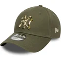 new-era-curved-brim-9forty-seasonal-infill-new-york-yankees-mlb-green-adjustable-cap