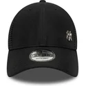 new-era-9forty-flawless-new-york-yankees-mlb-black-adjustable-trucker-hat