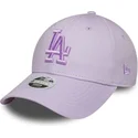 kapa-zaobljena-ljubicasta-podesiv-9forty-league-essential-los-angeles-dodgers-mlb-new-era