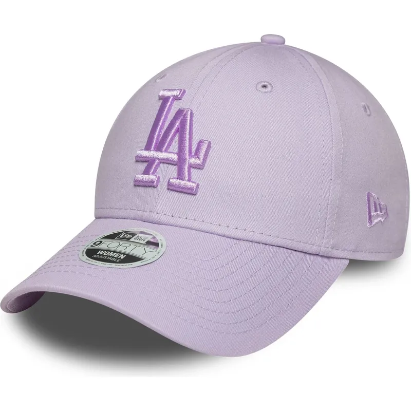kapa-zaobljena-ljubicasta-podesiv-9forty-league-essential-los-angeles-dodgers-mlb-new-era