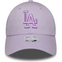 kapa-zaobljena-ljubicasta-podesiv-9forty-league-essential-los-angeles-dodgers-mlb-new-era