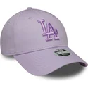kapa-zaobljena-ljubicasta-podesiv-9forty-league-essential-los-angeles-dodgers-mlb-new-era