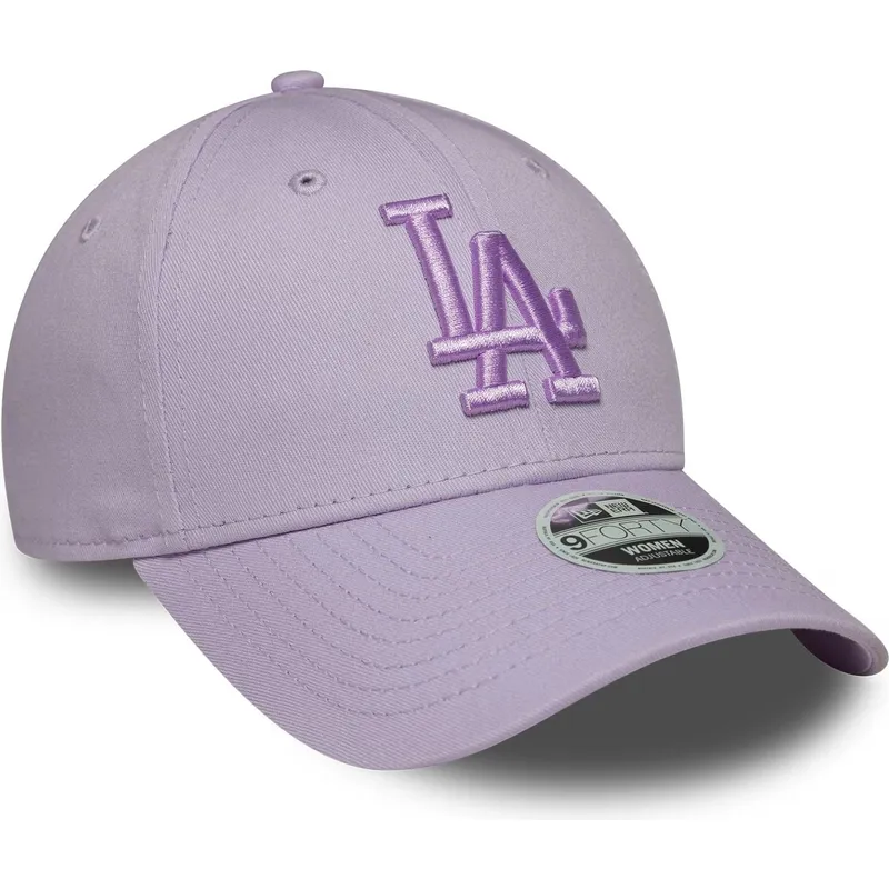 kapa-zaobljena-ljubicasta-podesiv-9forty-league-essential-los-angeles-dodgers-mlb-new-era