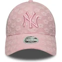 kapa-zaobljena-ruzicasta-podesiv-9forty-floral-towelling-new-york-yankees-mlb-new-era