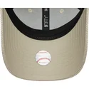 new-era-curved-brim-women-9forty-woven-new-york-yankees-mlb-beige-adjustable-cap