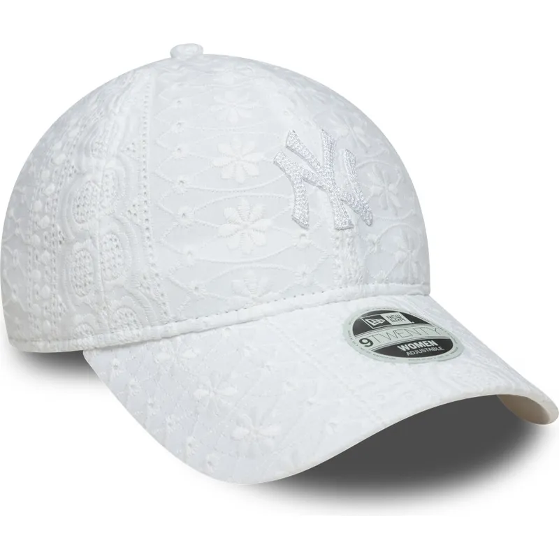 kapa-zaobljena-bijela-podesiv-9twenty-broderie-new-york-yankees-mlb-new-era