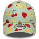 kapa-zaobljena-zelena-podesiv-za-djecu-9forty-all-over-print-fruit-new-era