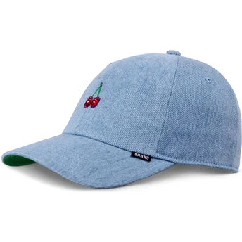 Djinns Curved Brim Do Nothing Club DNC Cherry Blue Adjustable Cap