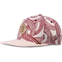 djinns-flat-brim-ma-pattern-beige-and-red-snapback-cap