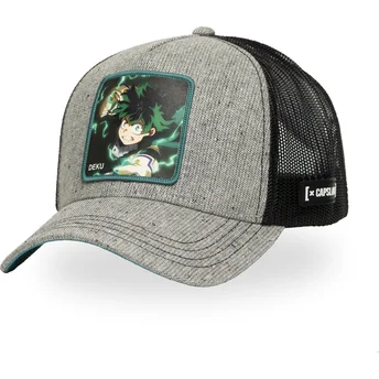 Kapa zaobljena siva snapback Deku MHA DEK Izuku Midoriya My Hero Academia Capslab