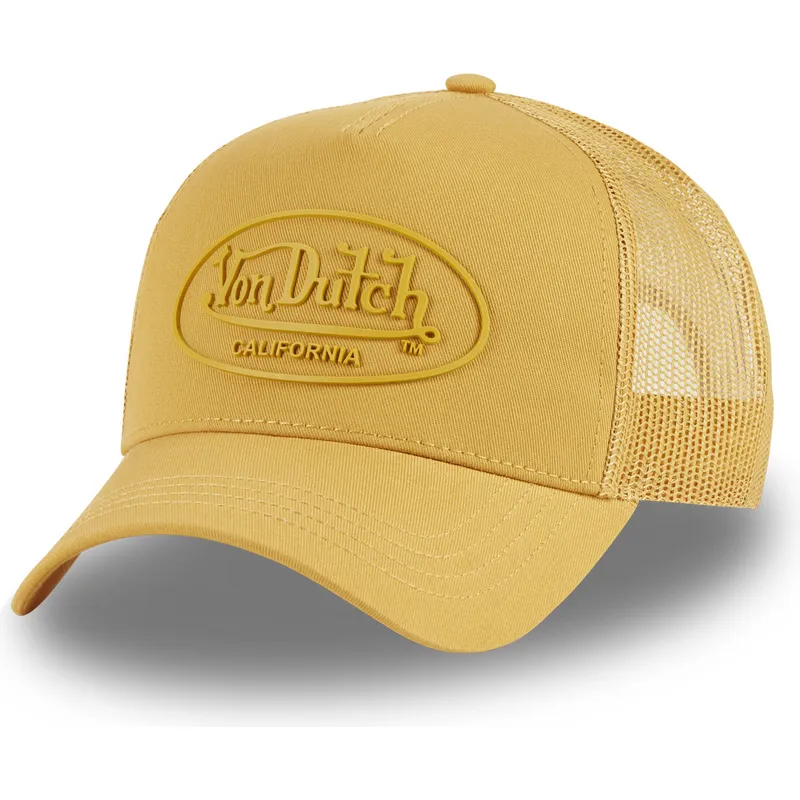 cap-zaobljena-yellow-snapback-von-dutch