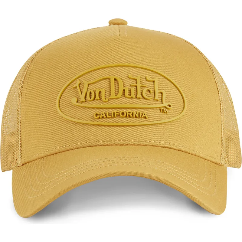 cap-zaobljena-yellow-snapback-von-dutch
