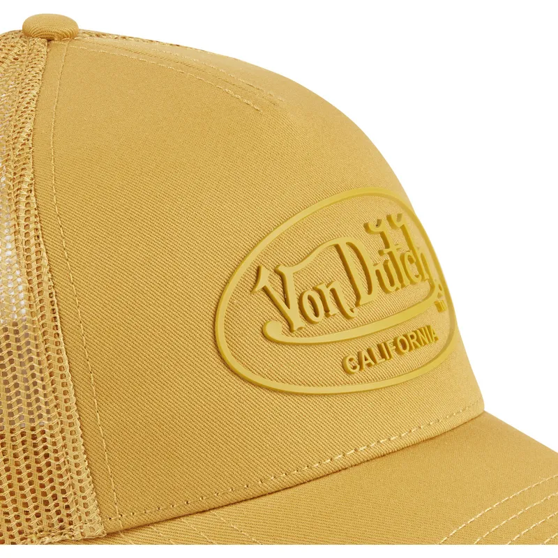 cap-zaobljena-yellow-snapback-von-dutch