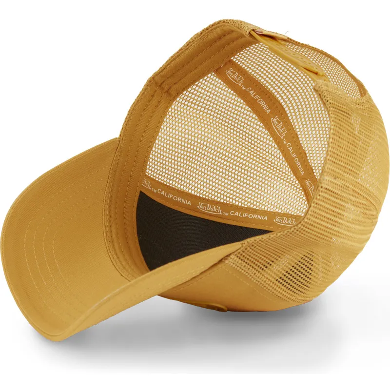 cap-zaobljena-yellow-snapback-von-dutch