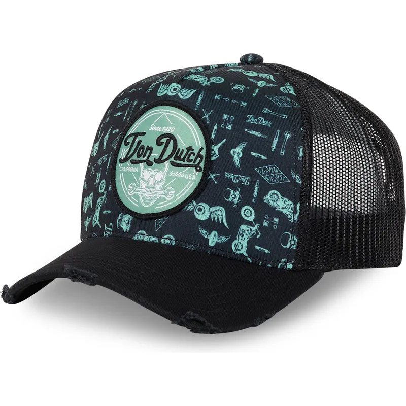 kapa-zaobljena-plava-snapback-print04-von-dutch