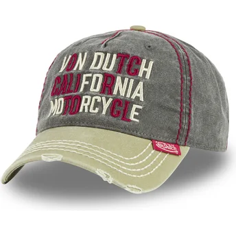 Von Dutch Curved Brim RETRO06 Green Adjustable Cap