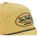 kapa-zaobljena-zuta-podesiv-cord05-von-dutch