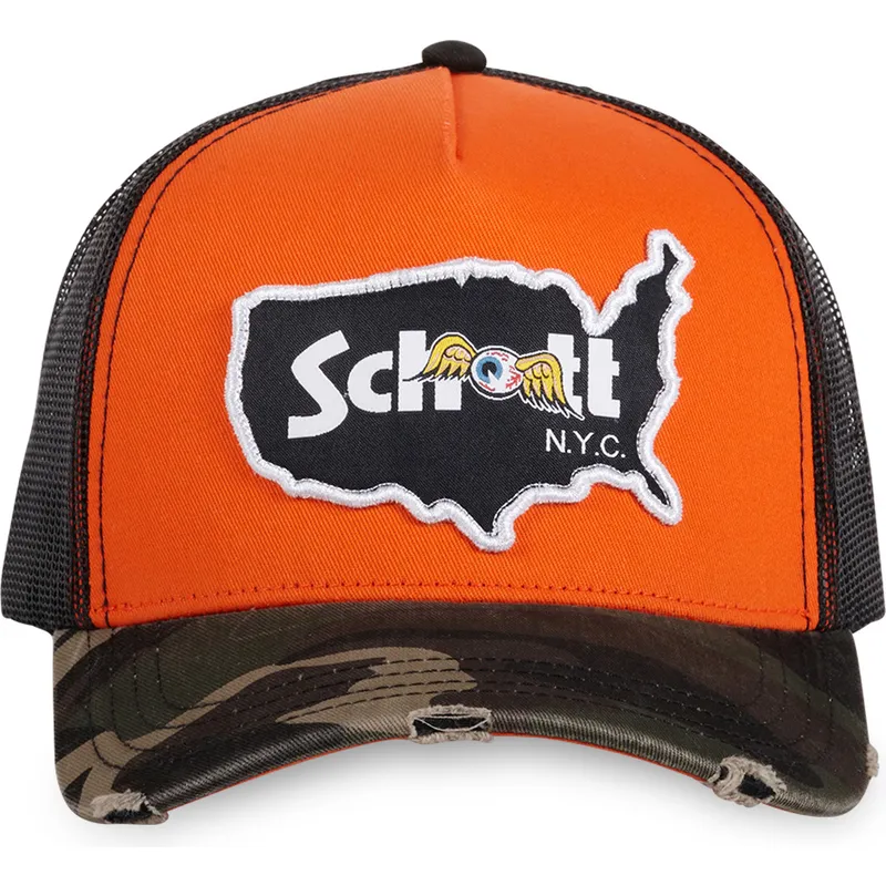 kapa-zaobljena-narancasta-snapback-camoo-von-dutch