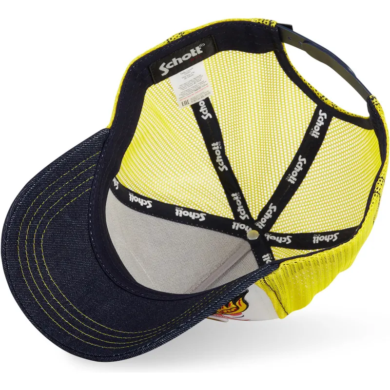 cap-zaobljena-yellow-snapback-von-dutch
