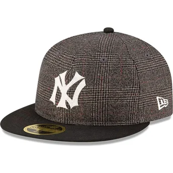 Kape ravna crna prilagođen 59FIFTY Day Retro Crown New York Yankees MLB New Era
