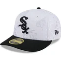 new-era-flat-brim-59fifty-day-low-profile-chicago-white-sox-mlb-white-and-black-fitted-cap