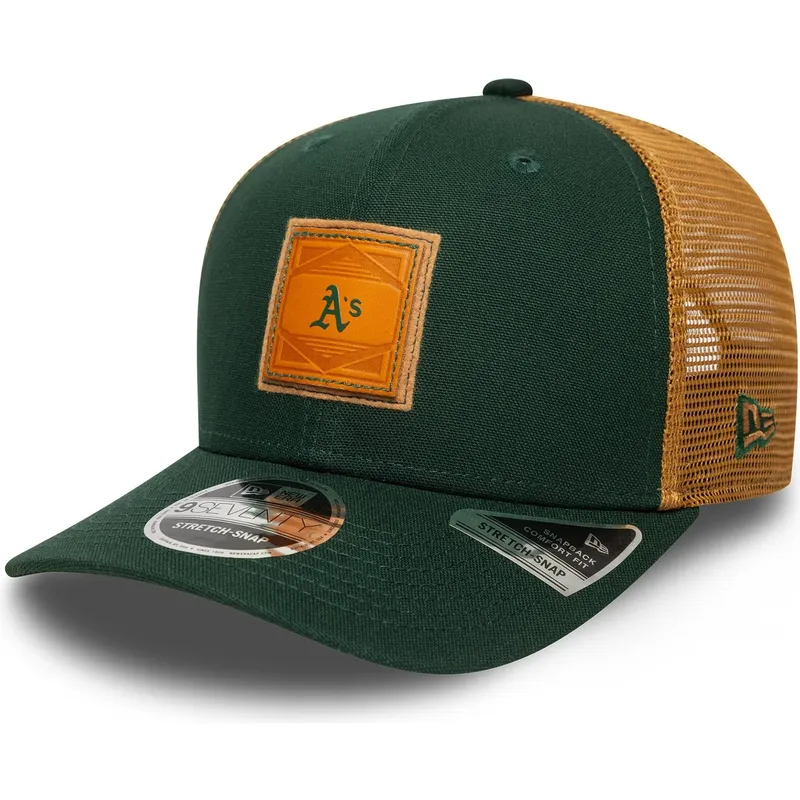 kapa-zaobljena-zelena-snapback-9seventy-stretch-snap-debossed-oakland-athletics-mlb-new-era