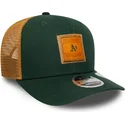 kapa-zaobljena-zelena-snapback-9seventy-stretch-snap-debossed-oakland-athletics-mlb-new-era