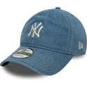 kapa-zaobljena-plava-podesiv-9twenty-denim-new-york-yankees-mlb-new-era