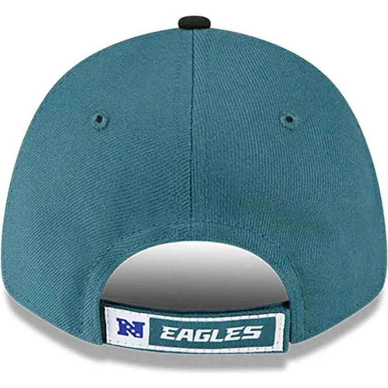 cap-zaobljena-green-adjustable-strap-za-djecu-9forty-the-league-philadelphia-eagles-nfl-new-era