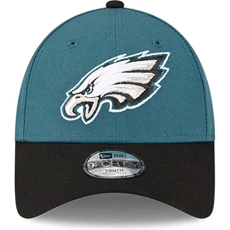 kapa-zaobljena-zelena-podesiv-za-djecu-9forty-the-league-philadelphia-eagles-nfl-new-era