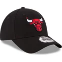 kape-zaobljena-crna-podesiva-traka-za-djecu-9forty-the-league-chicago-bulls-nba-new-era