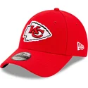 cap-zaobljena-red-adjustable-strap-za-djecu-9forty-the-league-kansas-city-chiefs-nfl-new-era