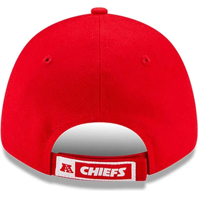cap-zaobljena-red-adjustable-strap-za-djecu-9forty-the-league-kansas-city-chiefs-nfl-new-era