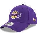 kape-zaobljena-ljubicasta-podesiva-traka-za-djecu-9forty-the-league-los-angeles-lakers-nba-new-era
