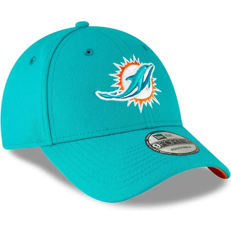 kapa-zaobljena-plava-podesiv-za-djecu-9forty-the-league-miami-dolphins-nfl-new-era