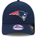 new-era-curved-brim-youth-9forty-the-league-new-england-patriots-nfl-navy-blue-adjustable-cap